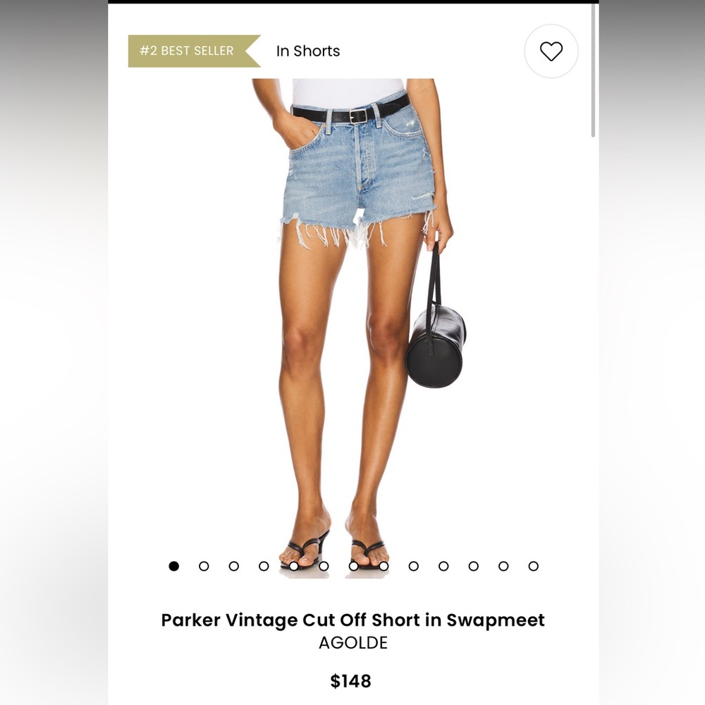 Agolde Parker Vintage Cutoff Short
